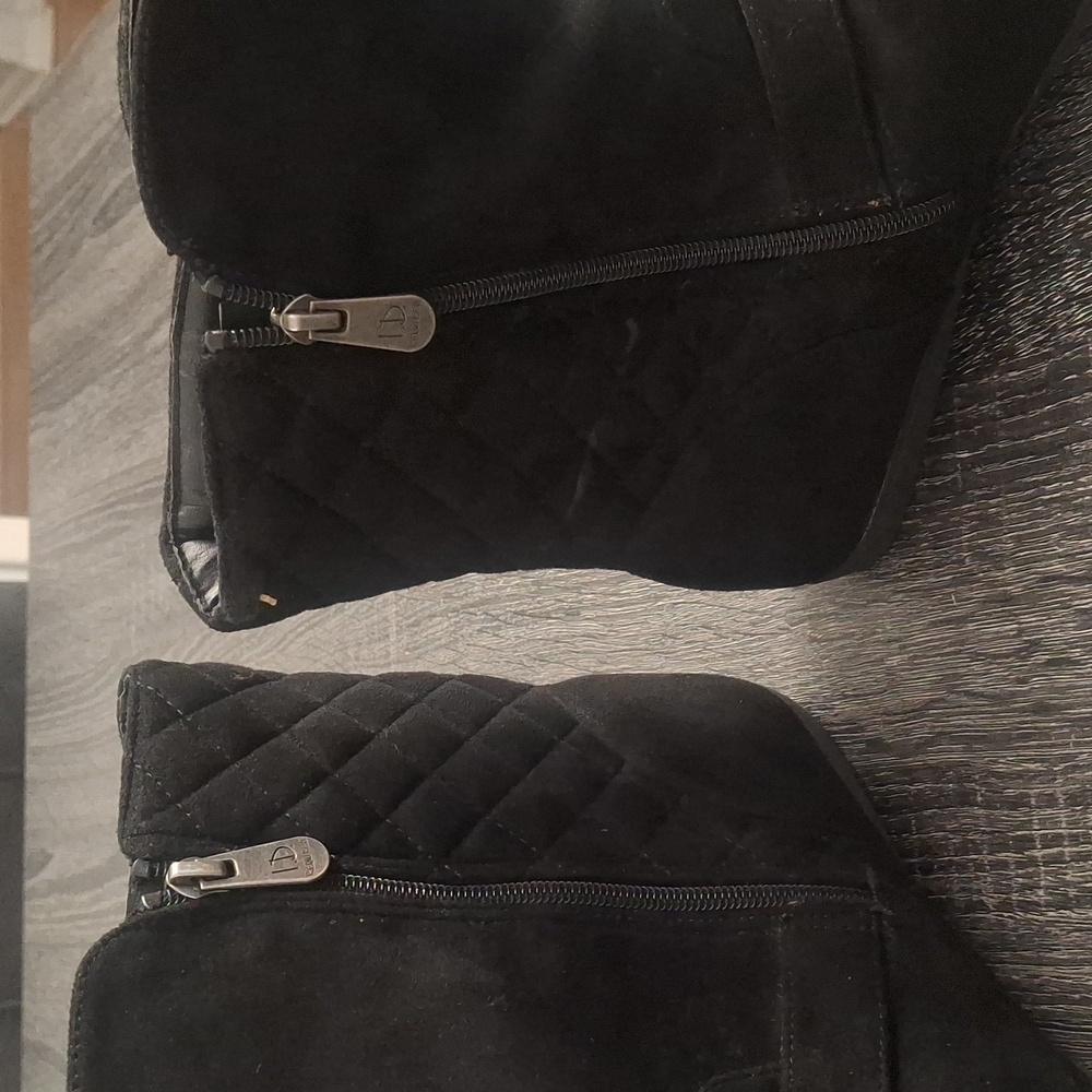 Stylish Black Women's Ankle Boots- W Sz 8.5 Wide - Picture 2 of 5